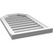 Ekena Millwork Octagonal Top Surface Mount PVC Gable Vent w/ 2"W x 2"P Brickmould Sill Frame, 18"W x 30"H GVPOT18X3003SF - alternate 5